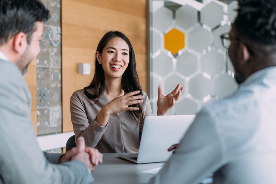 Financial planning conversation focused on future goals